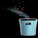 Sharp Blue Air Purifier